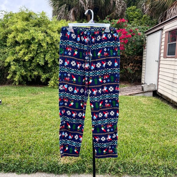 Hanna Andersson Gnome Sweet Gnome 100% Cotton Flannel Pajama Unisex Set Size M - Picture 6 of 13